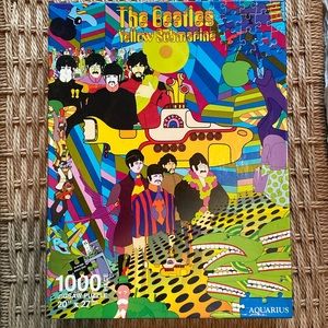 The Beatles Yellow Submarine Jigsaw Puzzle 1000 Piece 20in x 27in (Complete)